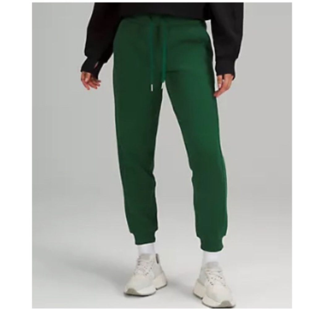 Lululemon 12 - Scuba High Rose Jogger Full Length - Everglade Green